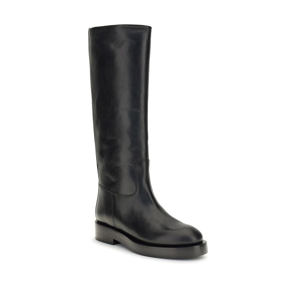 Black Leather Boots