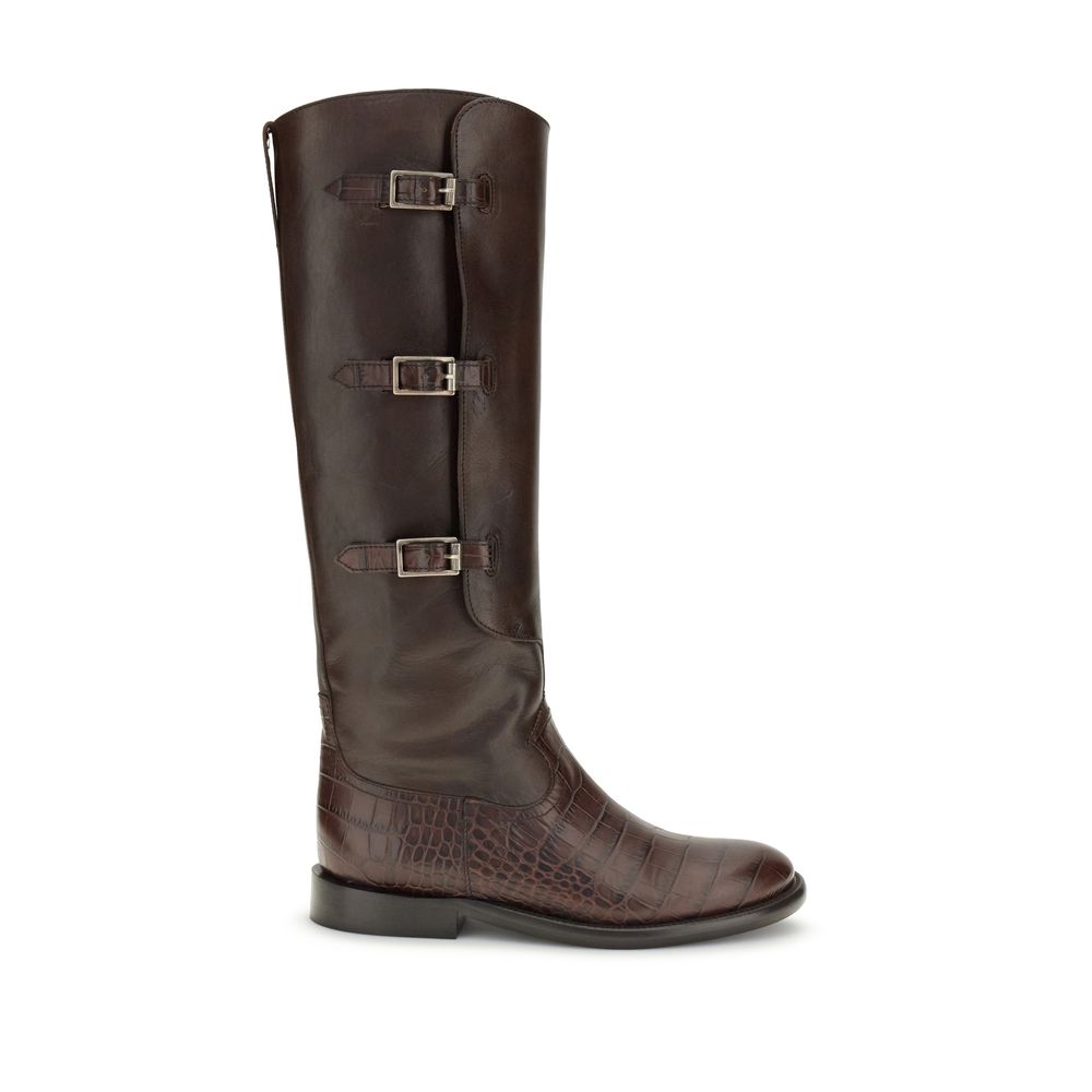 Brown Leather Boots