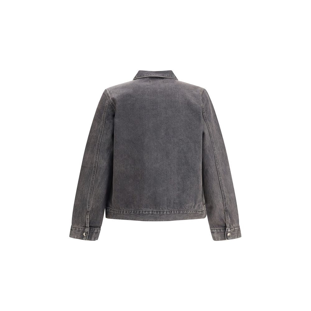 Gray Cotton Denim Jacket
