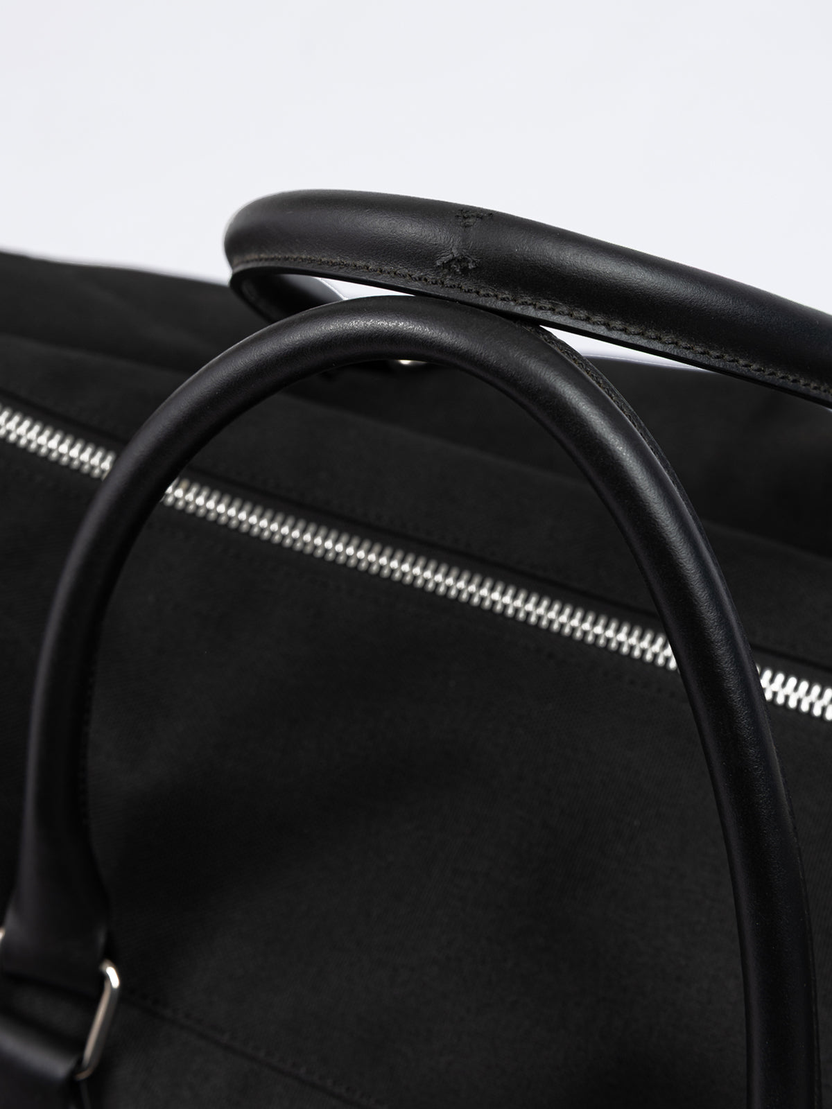Black Fabric Weekend Travel Bag