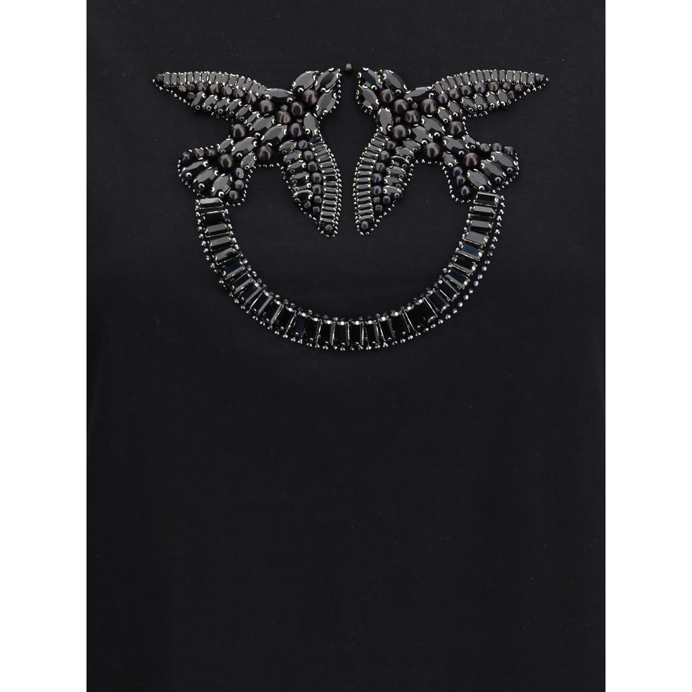 Black Cotton T-Shirt