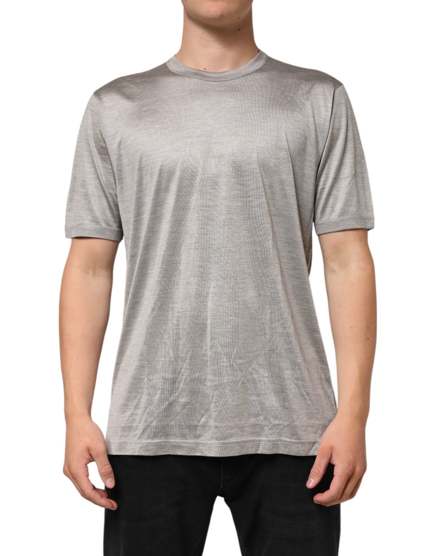 Beige Hazelnut Cotton Shortsleeve Shirt T-shirt