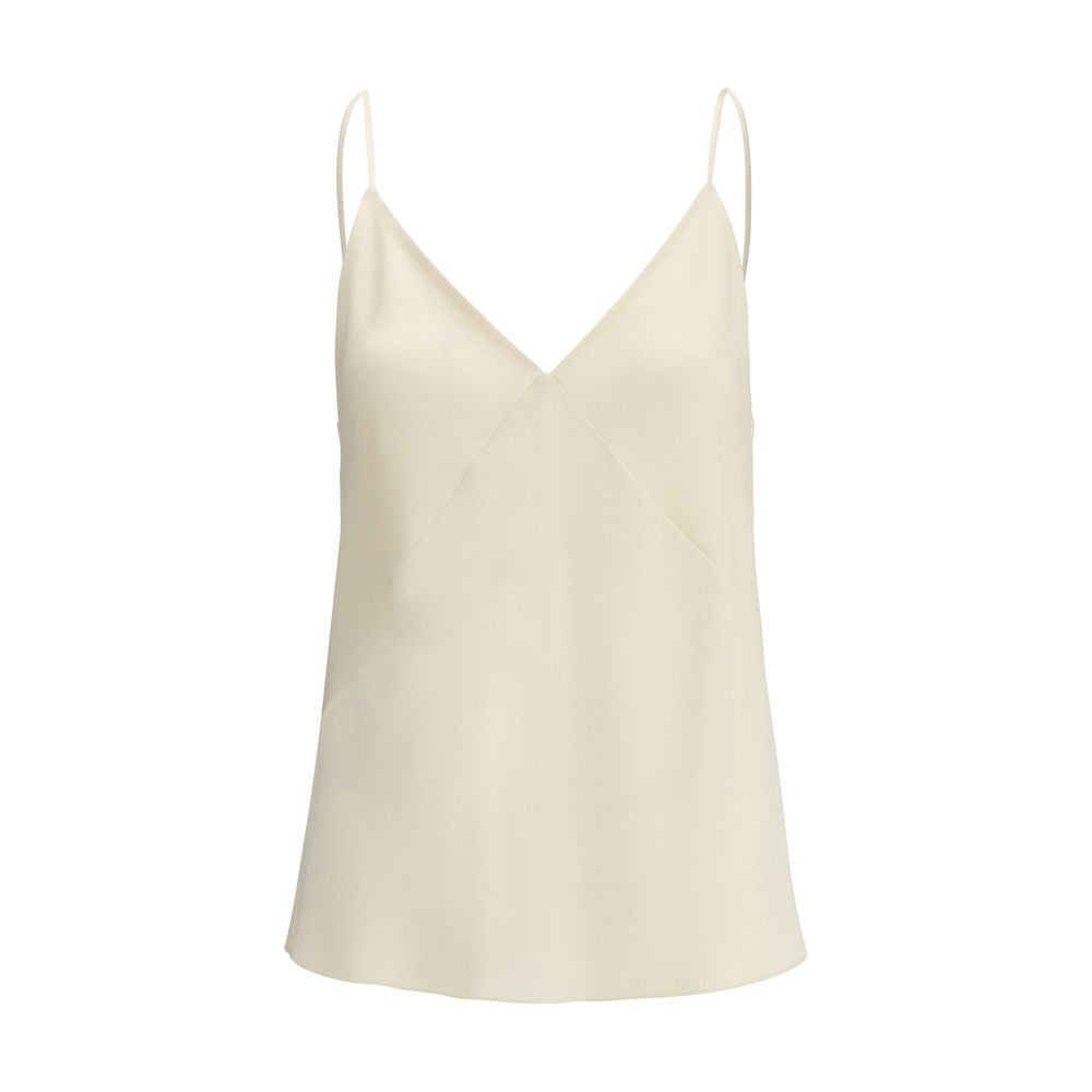 Beige Acetate Top