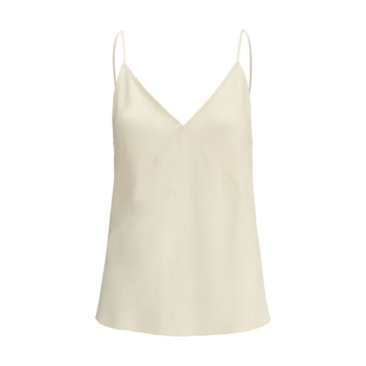 Beige Acetate Top