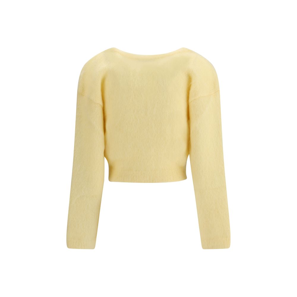 Bicolor Mohair Cardigan