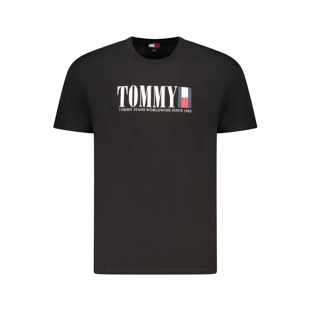 "Black Cotton Men's T-Shirt"