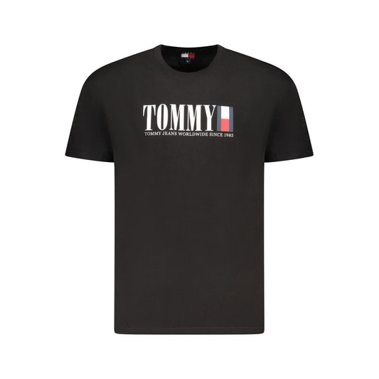"Black Cotton Men's T-Shirt"