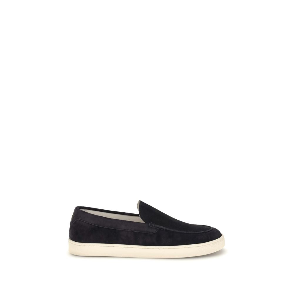 Black Calf Leather Bos Taurus Sneakers