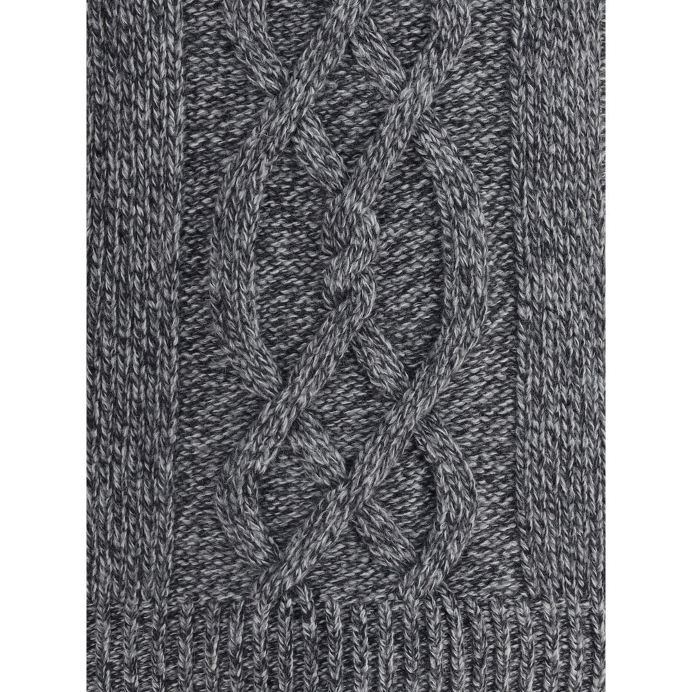 Gray Wool Sweatshirt