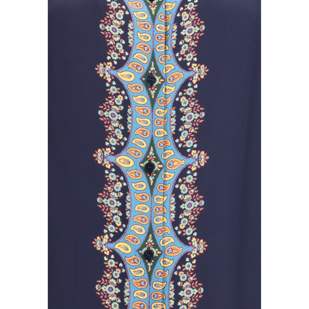 Multicolor Silk Pattern Shirt