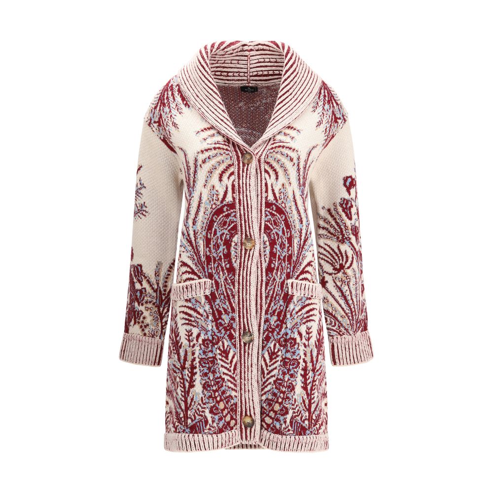 Multicolor Wool Cardigan