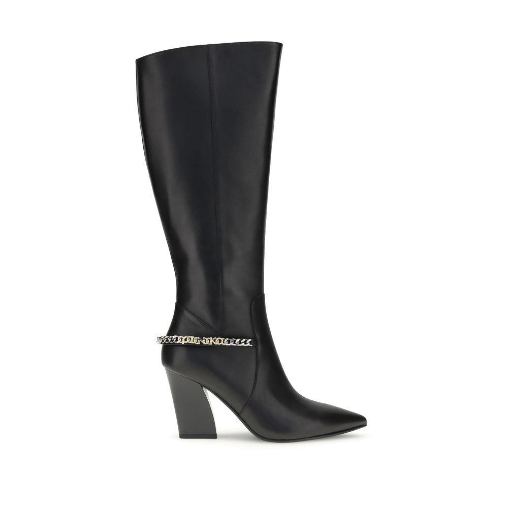 Black Nylon Boots