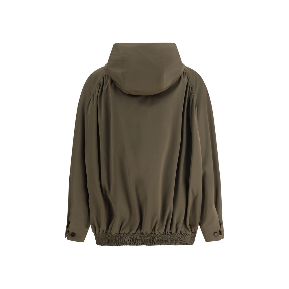 Bicolor Polyester Bomber