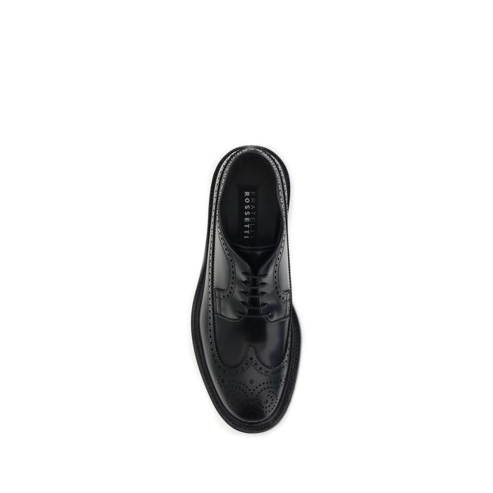 Black Leather Oxfords And Derbies