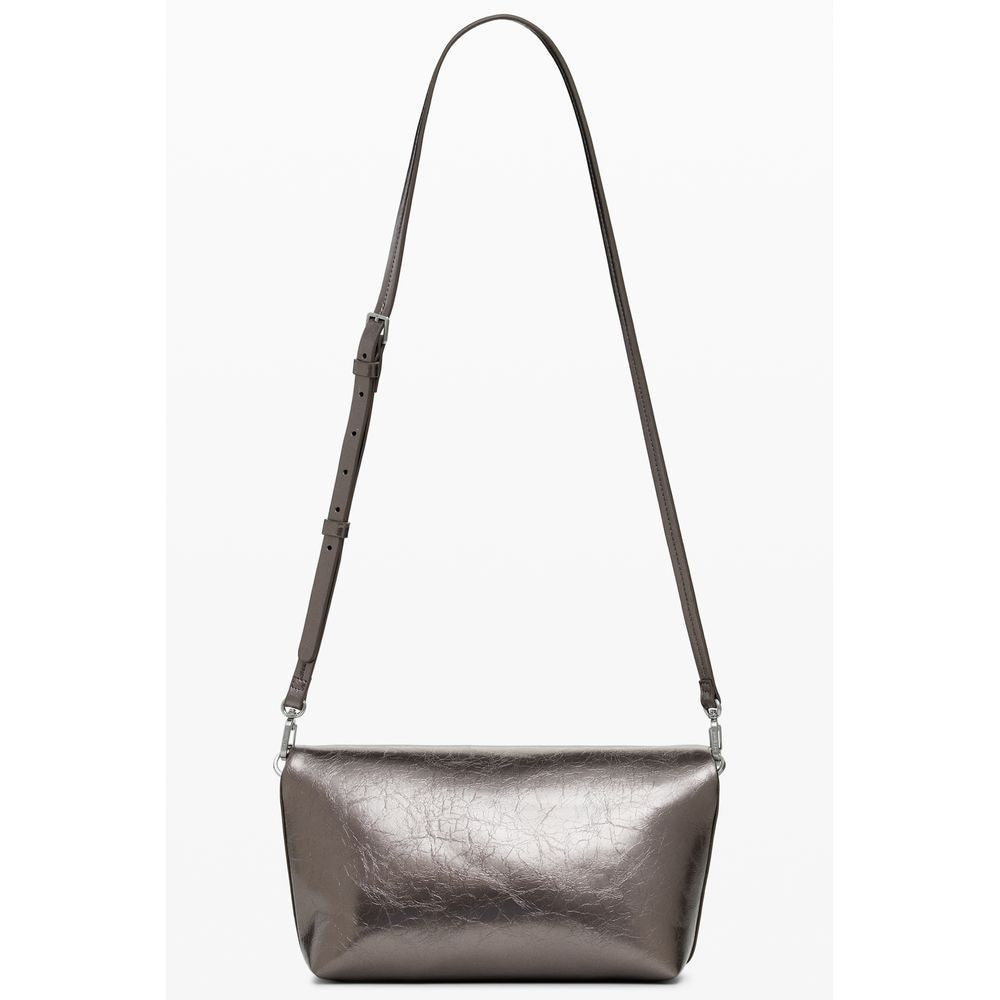 Black Polyurethane Women's Handbag