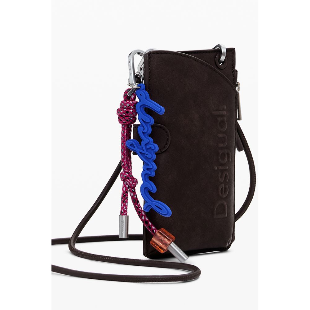 Marrone Poliuretano Womens Wallet