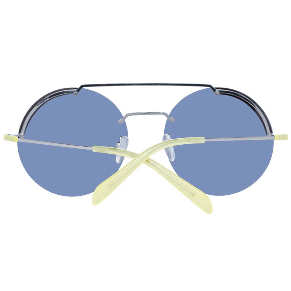 Gray Metal Sunglasses