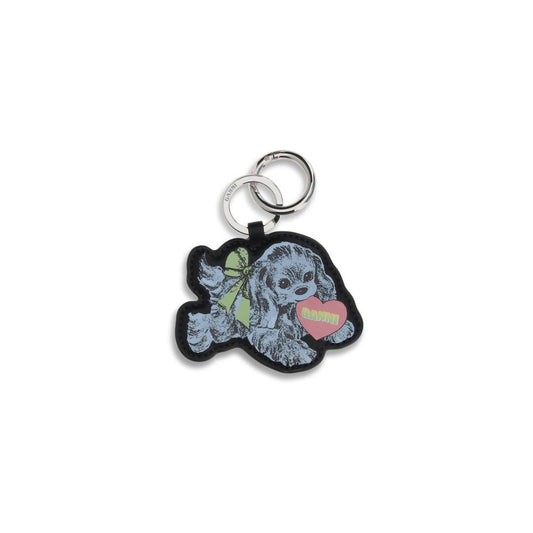 Multicolor Recycled Leather Keychain
