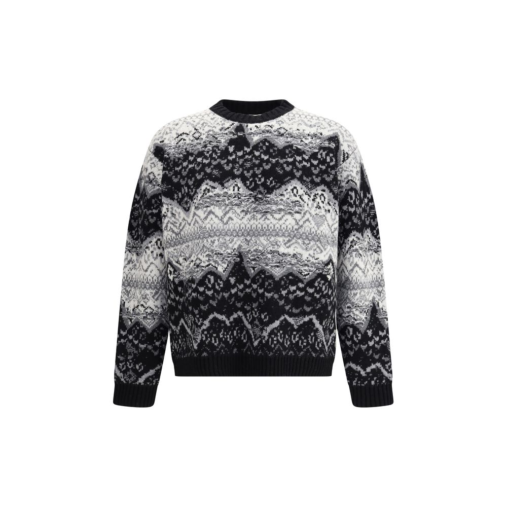 Gray Merino Wool Sweatshirt