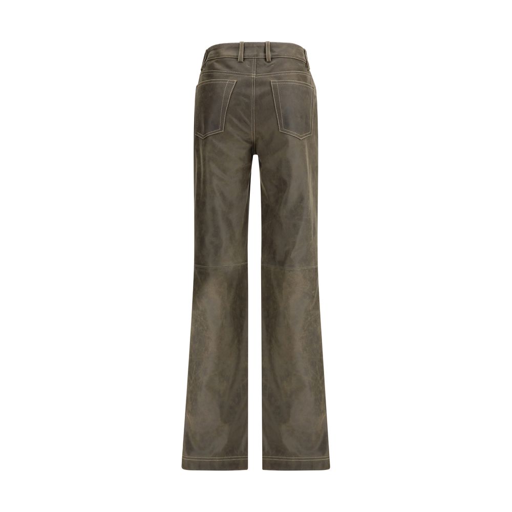 Brown Leather Pants
