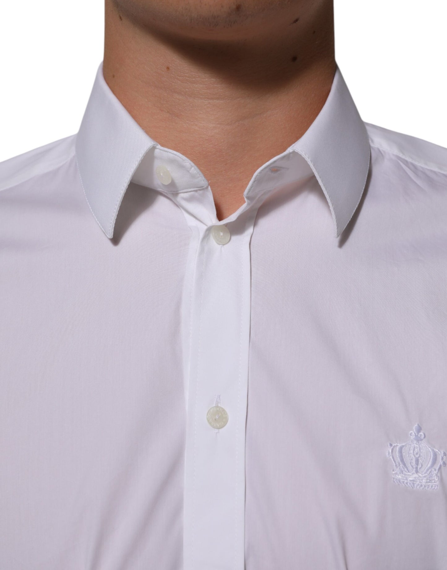 White Cotton MARTINI Formal Men Dress Shirt