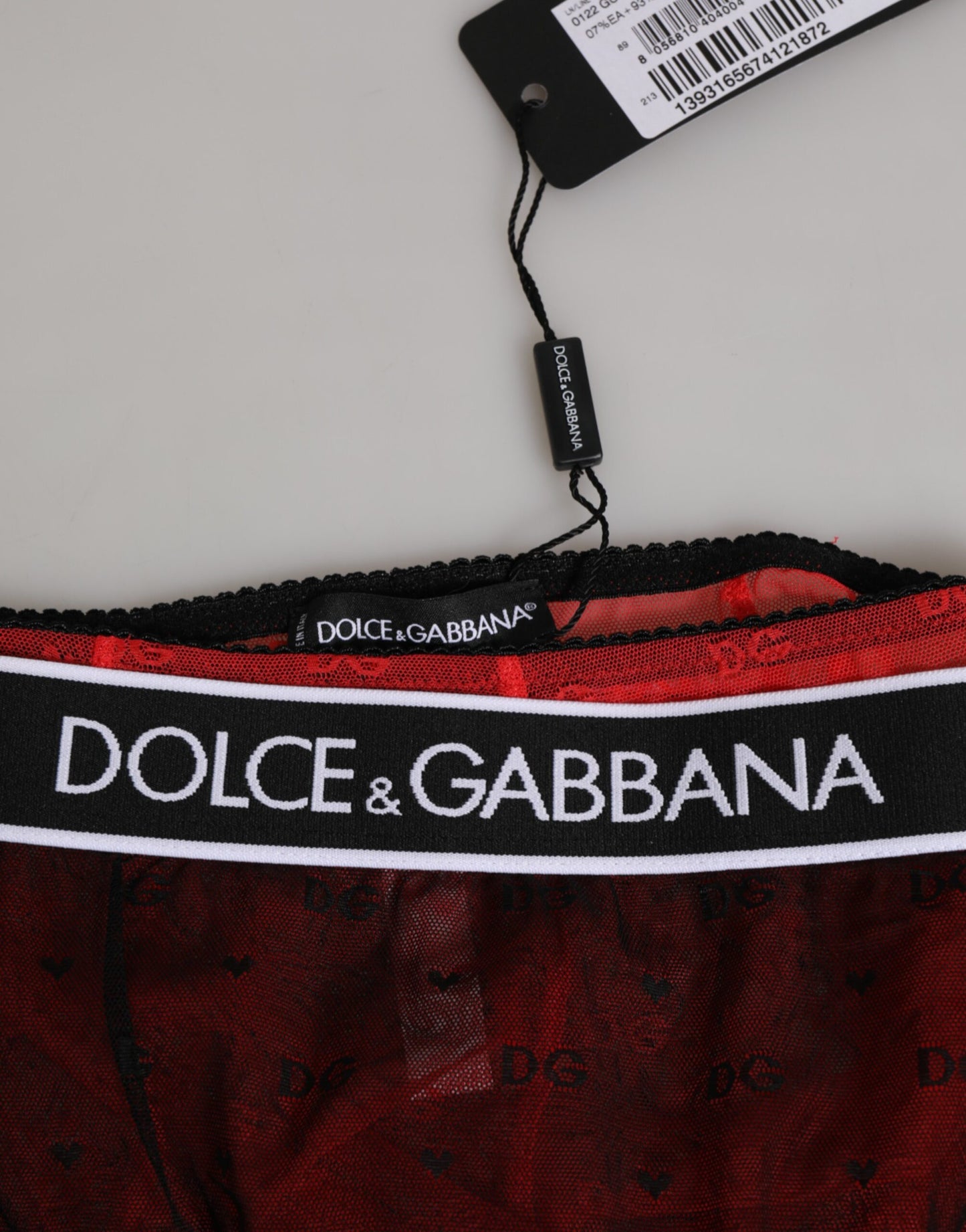 Black Red Nylon High Waist Girdle Underwear