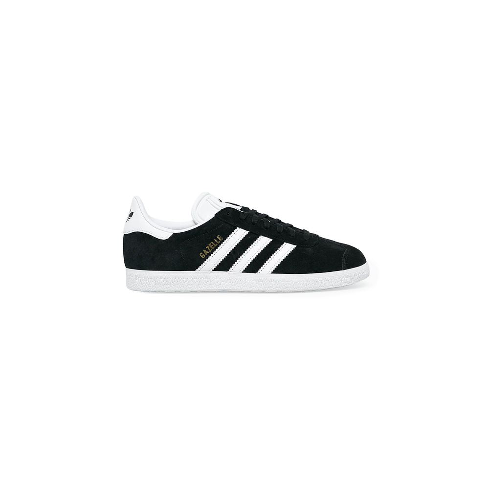 Black Leather Low Top Sneakers