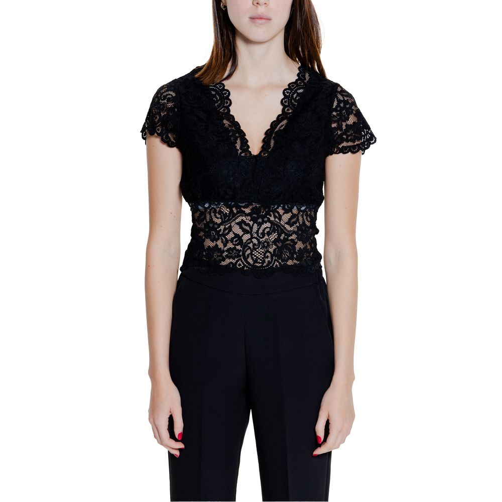 Black Polyamide Top