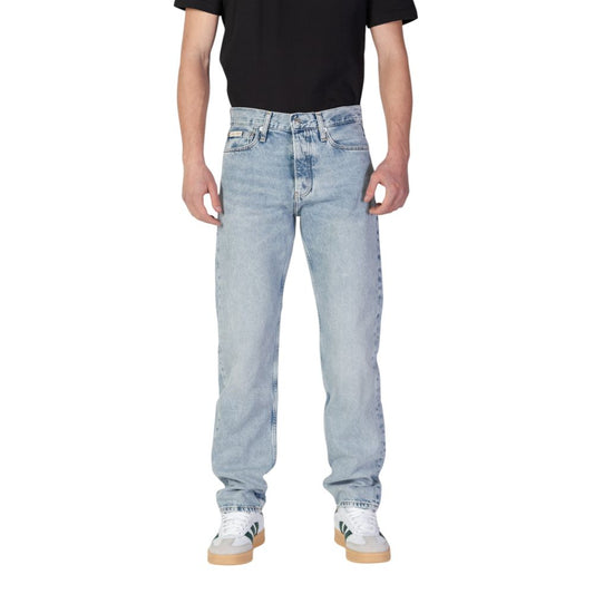 Light Blue Organic Cotton Relaxed Fit Jeans