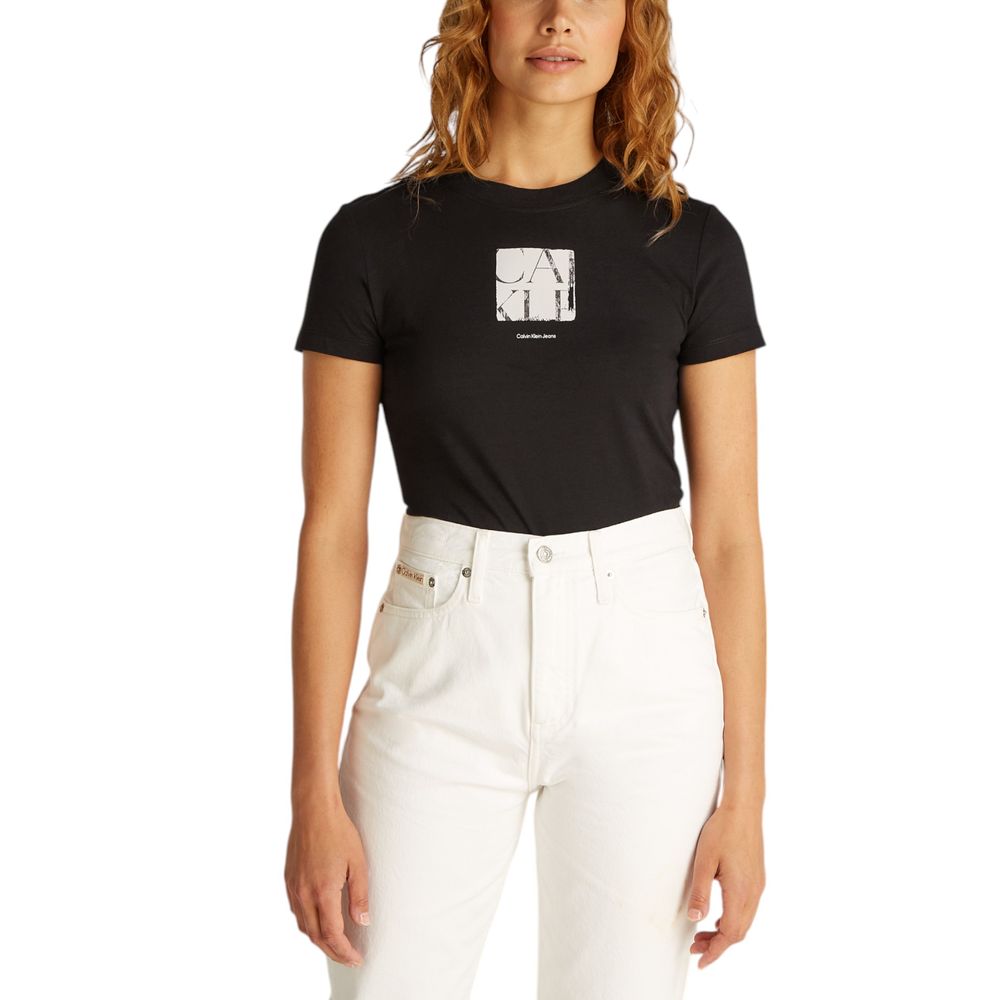Black Recycled Cotton T-Shirt