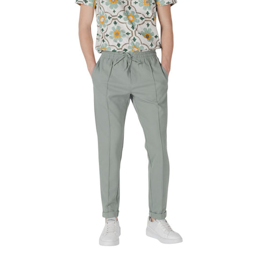Bicolor Polyester Joggers (Workout Pants)