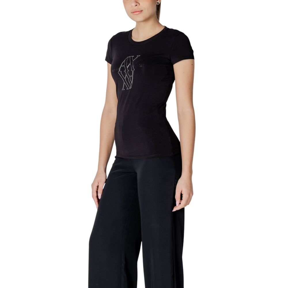 Black Cotton T-Shirt