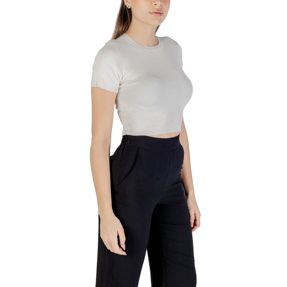 White Viscose Bodysuit