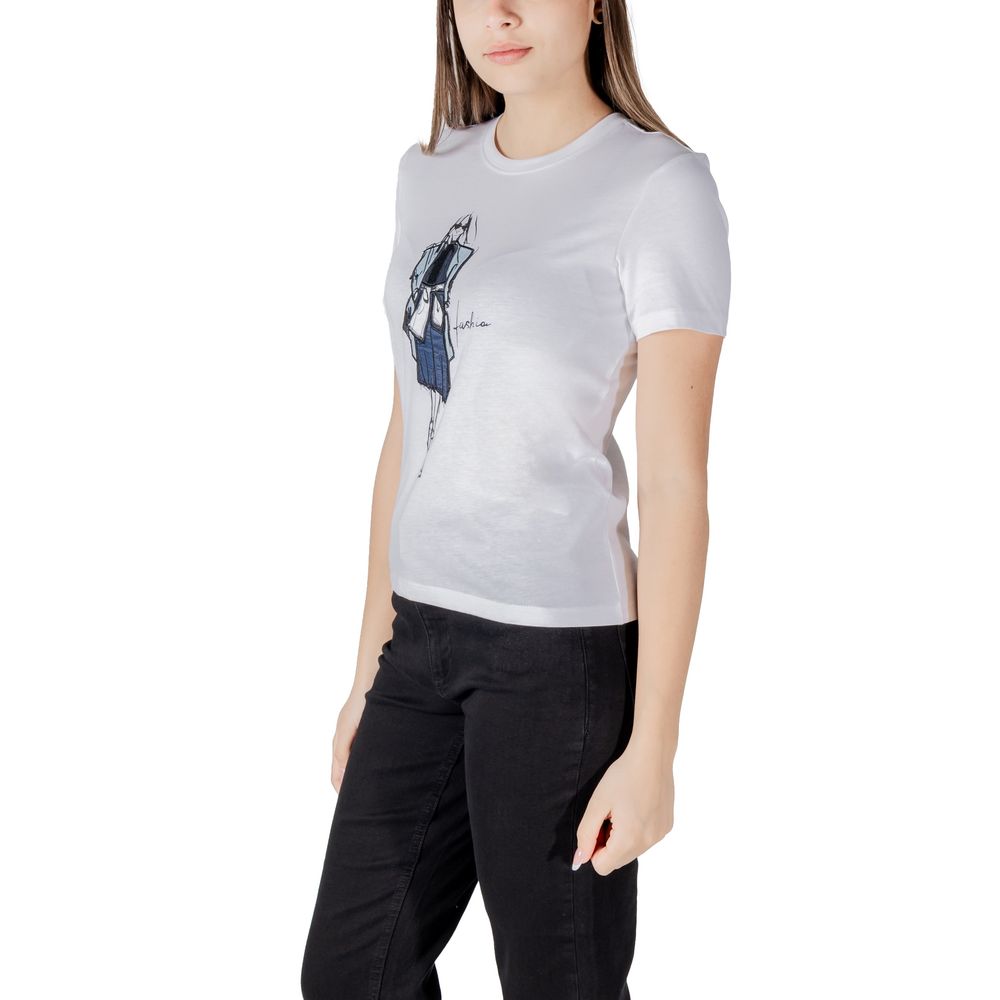 White Organic Cotton Long Sleeve T-Shirt