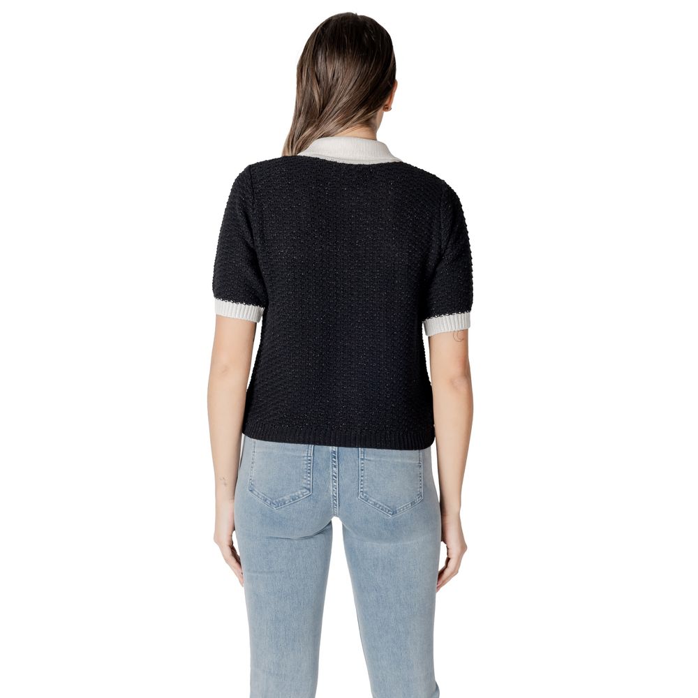 Black Recycled Cotton Shortsleeve Shirt