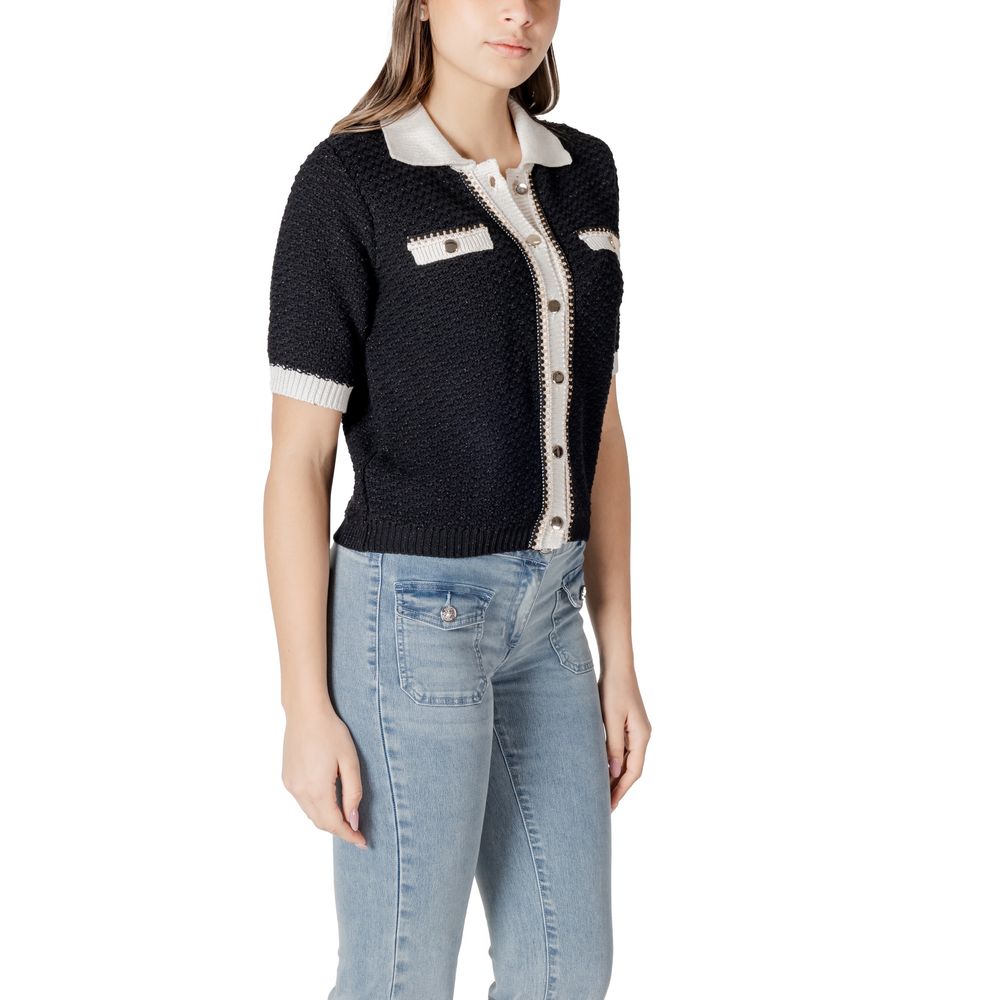 Black Recycled Cotton Shortsleeve Shirt