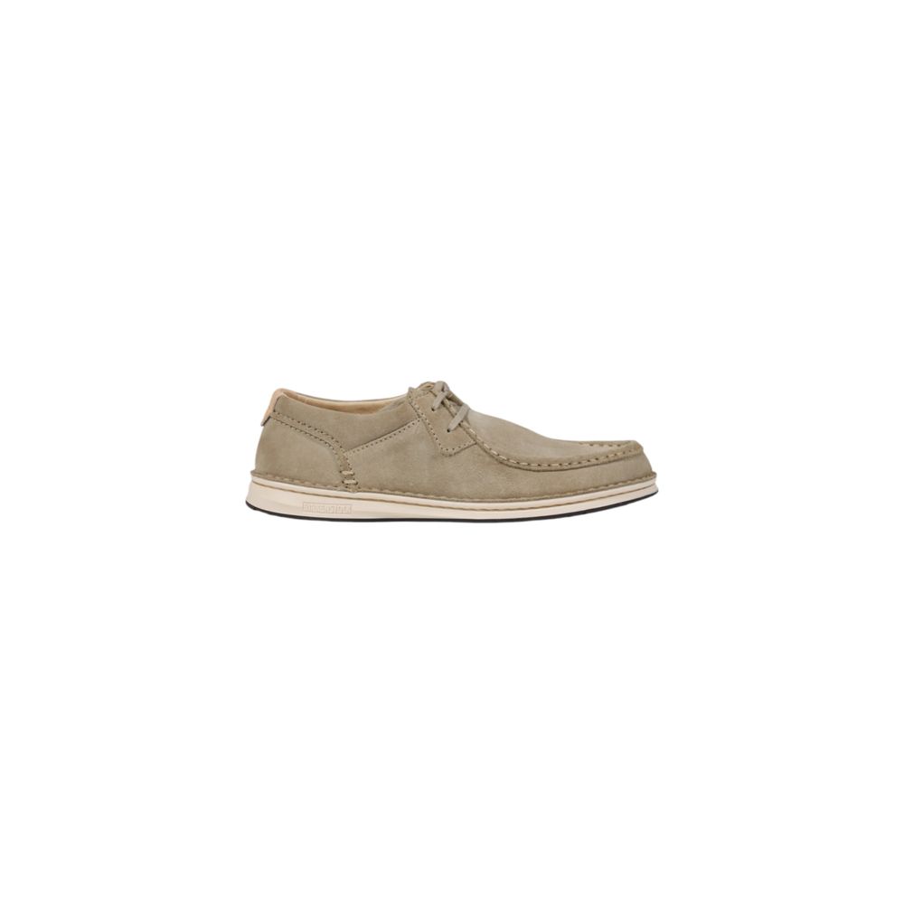 Gray Leather Oxfords And Derbies