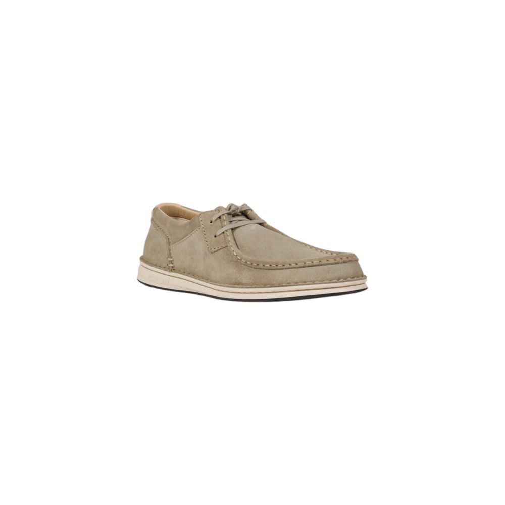 Gray Leather Oxfords And Derbies