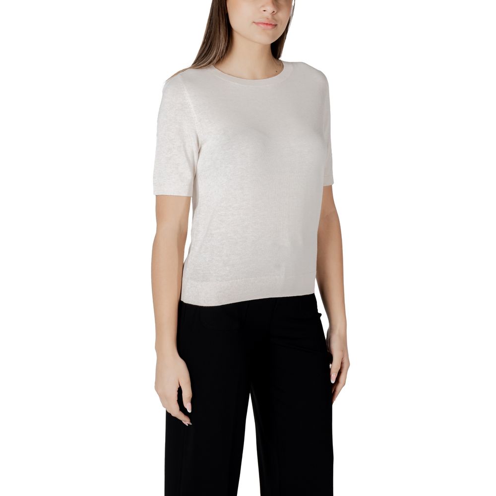 Beige Viscose Sweatshirt