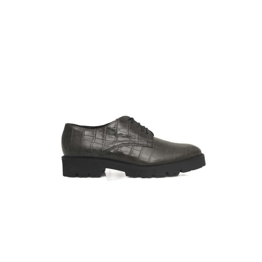Green Cowhide Women Loafer
