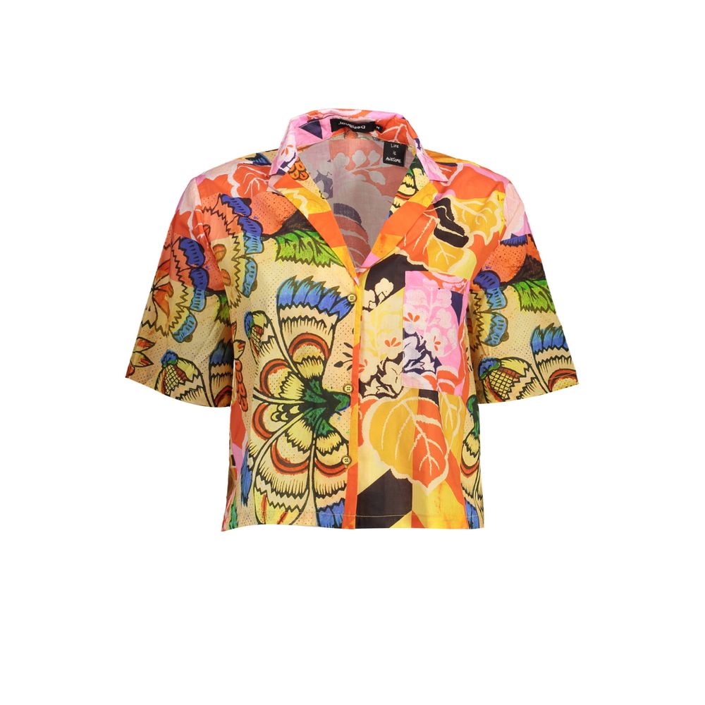 Giallo Cotton Women Shirt