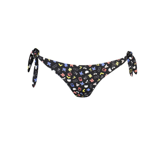 Black Poliammide Women's Swim Briefs