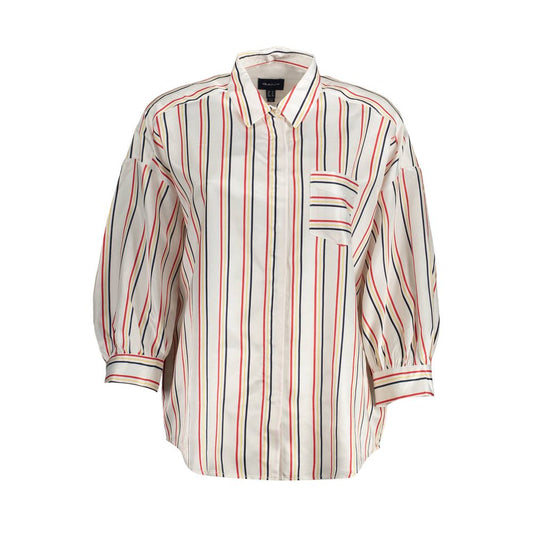 Bianco Viscosa Women Shirt