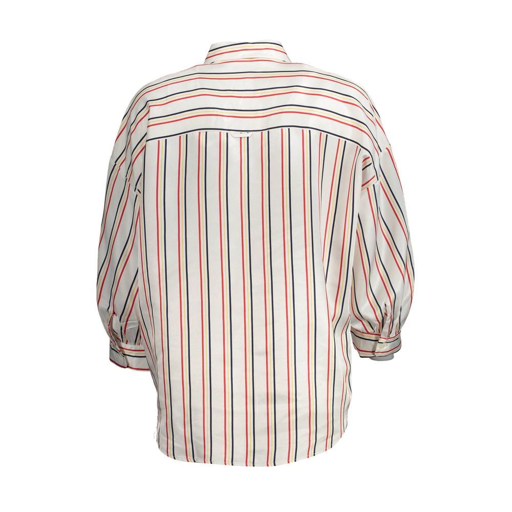 Bianco Viscosa Women Shirt
