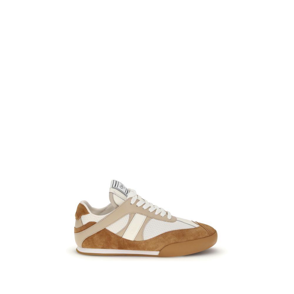 Brown Calf Leather Bos Taurus Athletic Sneakers