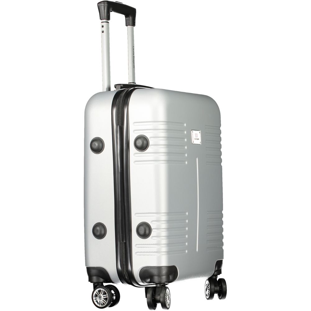 Argento Polyurethane Women's Travel Bag