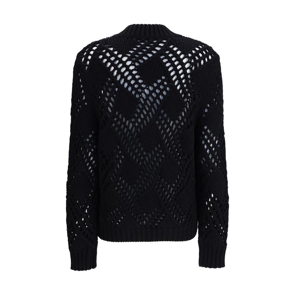 Black Fleece Wool Sweatshirt
