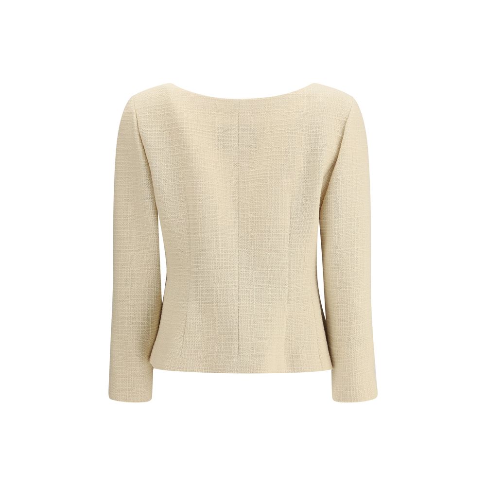 Beige Fleece Wool Coat