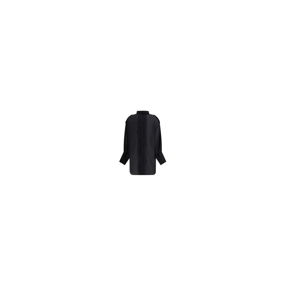Black Cotton Blouse