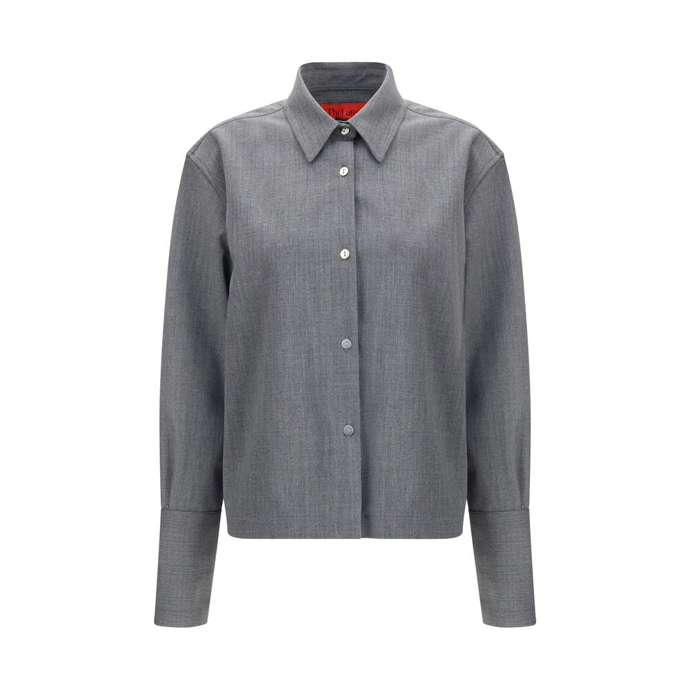Gray Denim Shirt